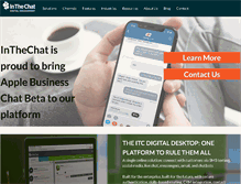 Tablet Screenshot of inthechat.com